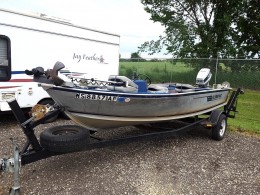 1984 ALUMACRAFT CLASSIC 16 FISHING BOAT 